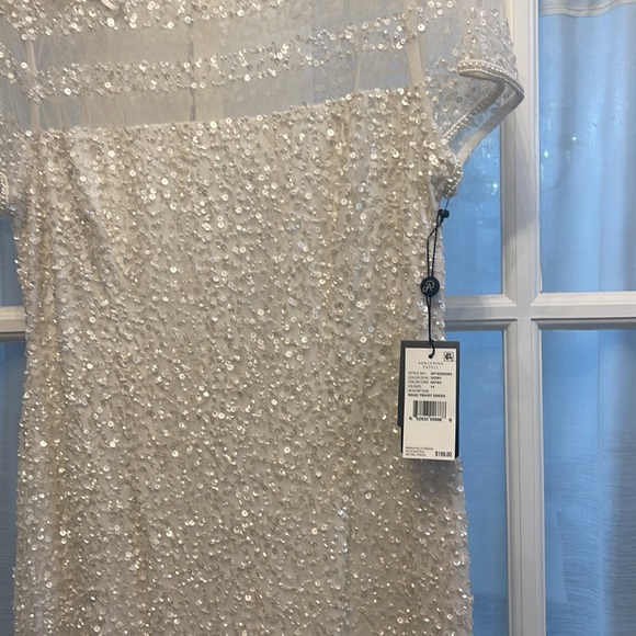 Beautiful NWT Ivory Adrianna Papell 40” dress. - Picture 4 of 4